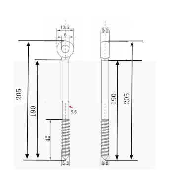 NETFIXX® LowVision Schrauböse 190mm V4A