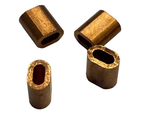 Kupferhülsen für 1,0 mm Rahmenseil