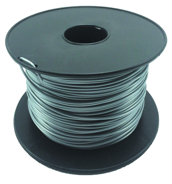 Nylon rope, steel grey, 2.0 mm