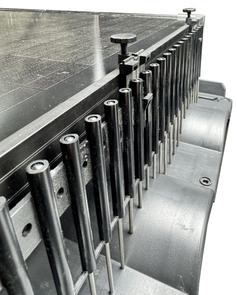 STIXX® Solar Schraub-Clip 30/35 BLACK